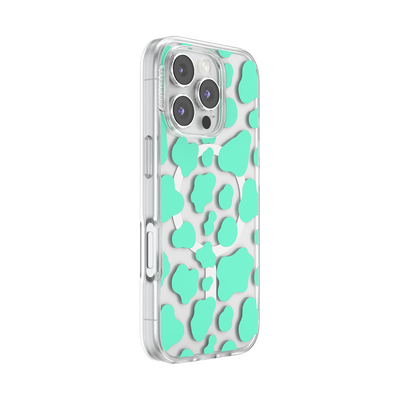 Secondary image for hover Turquoise Cow Cow — iPhone 16 Pro MagSafe Case